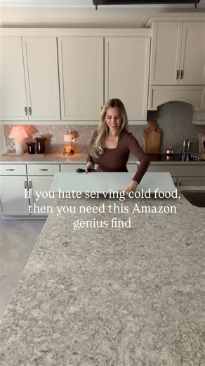 Courtney Kerr on Instagram: "if you hate serving cold food, then you need this Amazon genius find✨like and type WARMER and I’ll send it to your DM’s"