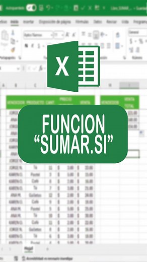FUNCION SUMAR SI EN EXCEL #Excel #Exceltips #Excelpro #Excelentiktok #Exceltutorial #Exceltutoriales #Parati #Fyp