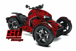 Can Am Ryker Sport Rally 600 900 Graphic Wrap Decal Kit "perfect Scribble" - Etsy