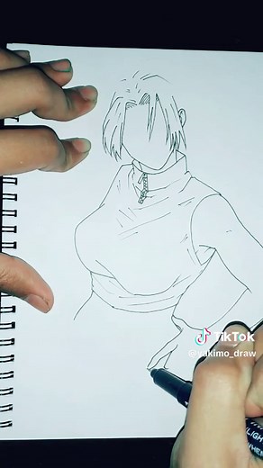 Drawing Yuki JJK - Anime Fanart Tutorial