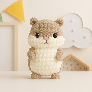 Mini Hamster Crochet Pattern PDF | Cute Amigurumi Toy Tutorial | Easy English Pattern for Beginners | DIY Small Animal Plush - Etsy