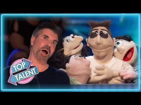Simon Cannot BELIEVE How Rude Puppet Simon Is .. On America's Got Talent 2023 | Top Talent
