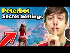 Peterbot Reveals NEW Settings & Stretched Res in Fortnite Chapter 6!