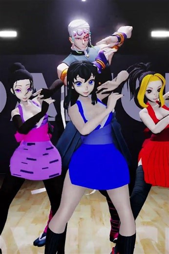 Demon Slayer - MMD - Low Tiktok Trend #quickmagic #tengenuzui #makio