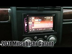 2011 Mitsubishi galant radio removal