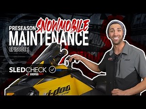 Preseason #snowmobile maintenance | SLED CHECK: Episode 1