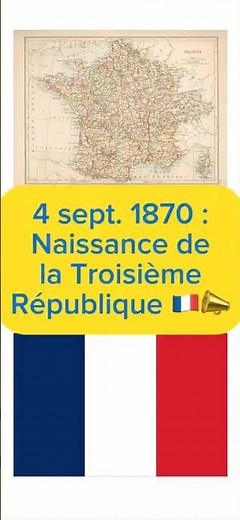 4 sept. 1870 : Naissance de la Troisième République 🇫🇷📣 #histoire #france #république