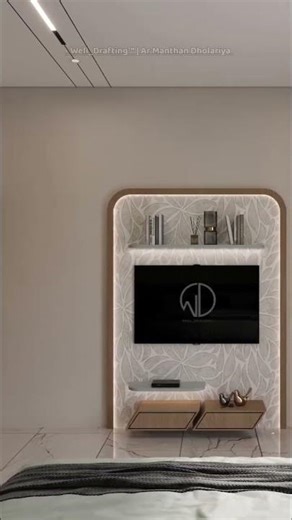 Bedroom Design | Interior Designer | 3D Visualisation | Architecture | #well_drafting