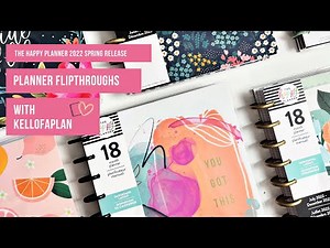 The Happy Planner Spring 2022 Release- Planner Flipthroughs