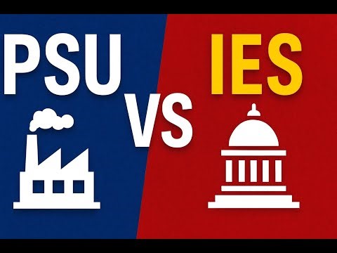 PSU VS IES|ESE VS GATE|PSU Job VS Central Government Job|Why Everyone's Talking About PSU vs IES Now
