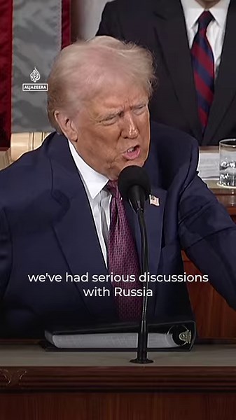 1.2M views · 13K reactions | In a speech to the US Congress, President Donald Trump said he received a letter from Ukraine's President Volodymyr Zelenskyy stating that he’s ready for talks with Russia and to sign an agreement on minerals. | Al Jazeera English | Facebook