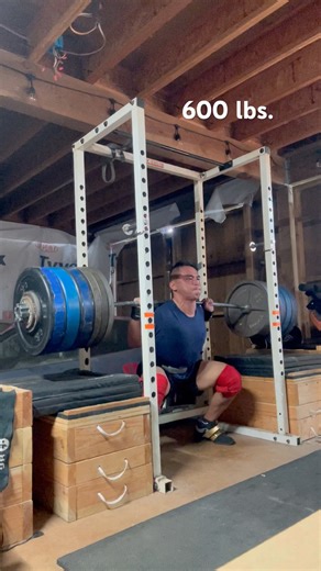 600 lb. squat w/o music again (ASMR) (1 month sober!!!)