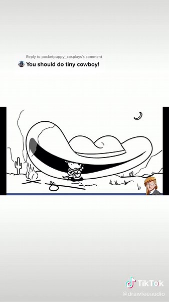 Reply to @pocketpuppy_cosplays one of the most requested ones! 🪕 #tinycowboy