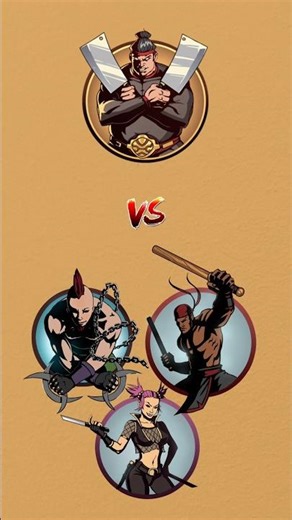 Butcher vs His Bodyguards 🔥 (Bird, Rhino, Bull) | Shadow Fight 2 Act 3