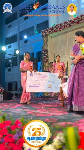 ✨ Honouring Years of Dedicated Service ✨ During our Silver Jubilee Annual Day Celebration, we proudly honoured our dedicated teachers, drivers, cleaners, security staff, and nannies for their loyal service under the categories of 15 | 10 | 8 | 5 years. All eligible staff members were recognised with cash awards, presented by Thiru Sugisivam Ayyah, as a token of our heartfelt gratitude. 💙 A salute to the pillars of Sam’s Family. #SamsFamily #SilverJubilee #StaffAppreciation #YearsOfService #Grat