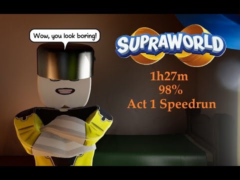 SUPRAWORLD 98% SPEEDRUN! | 1h27m IGT