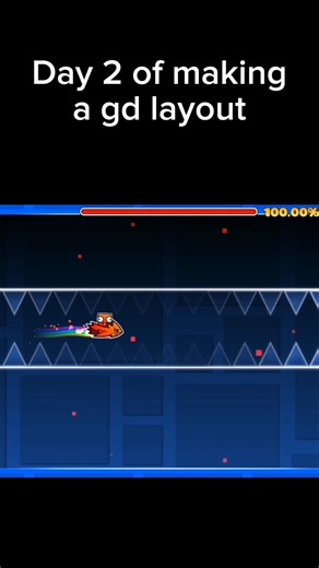 Day 2 | 😜 #creator #geometrydash #gd #gdcreator #gaming #cretion #gameplay #level #gdnative #fypシ