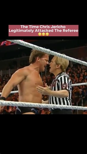 8Ball Wrestling on Instagram: "During their 2016 match on Raw, Neville suffered a legitimate ankle injury, and Chris Jericho immediately realized his opponent couldn't continue. When Jericho attempted a quick roll-up to end the match referee Charles Robinson who was unaware of the injury, stopped the count because Neville's shoulder was slightly up. To force an immediate finish and get Neville medical attention, a frustrated Jericho got in Robinson's face, shouted "He's hurt!", and intentionally
