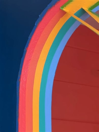 Transforming a Bedroom with a Rainbow Arch Design