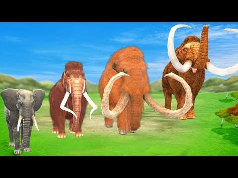 Mammoth vs Elephant Size Comparison | Which Giant Was Bigger? 🦣🐘|| Size Comparison Animation