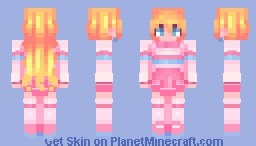 🍑Cosy Princess Peach🍑 Minecraft Skin