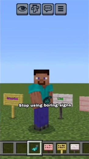 The Secret COLORED TEXT Hack in Minecraft Bedrock! 🎨 #shorts