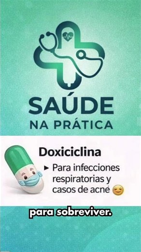 DOXICICLINA: O ANTIBIÓTICO MAIS CONHECIDO PARA ACNE E INFECÇÕES? 👀