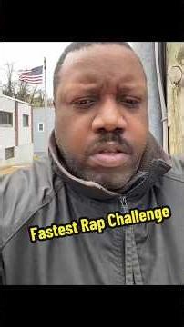 Fastest Rap Challenge #fastestrapper #fastrap
