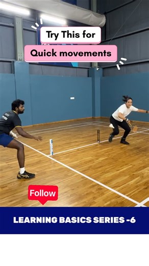 Grow & Grind on Instagram: "🔥 Reflex + Reach Challenge! 💥 Train your reaction speed while staying low in that deep lunge — just like the pros! ⚡🏸 This drill builds explosive reflexes, core balance, and match-level defense stability 💪 👉 Try this drill & tag your badminton partner! #BadmintonReflex #ProTraining #BadmintonDrills #SpeedAndStability #BadmintonCoach #GrowAndGrindSports #badmintontraining #badmintonlovers #badmintonskills #bwfbadminton"