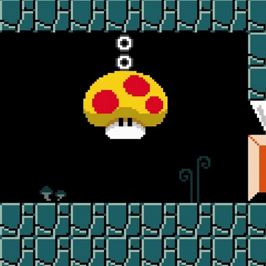 Super Mario giant but never stops growing #levelup #mario