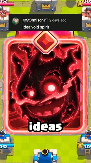 NEW VOID SPIRIT (Fan Concept) #clashroyale #clash #update #leak