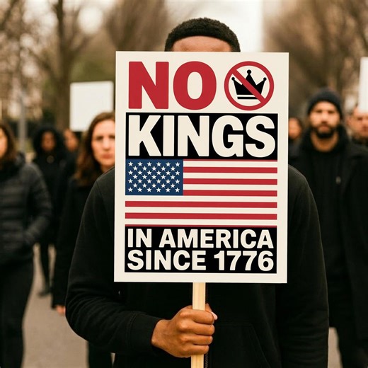 No Kings in America Protest Sign 2026, Anti Trump Protest Sign, Patriotic Rally Poster, Political Activist Sign, Resistance Artwork - Etsy