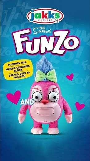 NEW Simpsons Funzo Plush by JAKKS Pacific! 🧸🔥 #shorts #thesimpsons