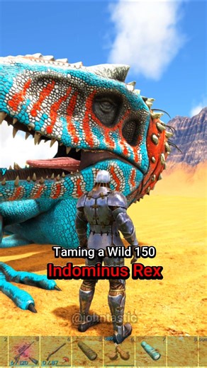 ARK TAMING INDOMINUS REX 💀💀💀