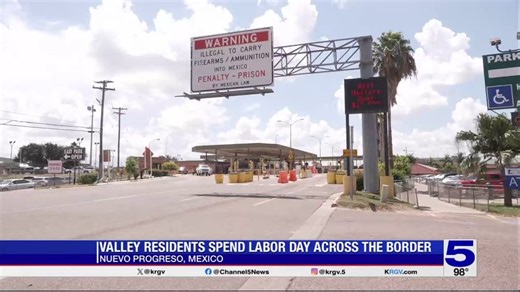 Valley residents spend Labor Day across the border