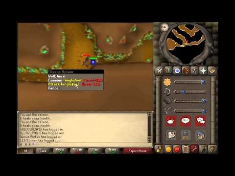 Old School Runescape 2007 Finishing Fairy Tale Part 1 Low level 45 combat Tanglefoot strategy