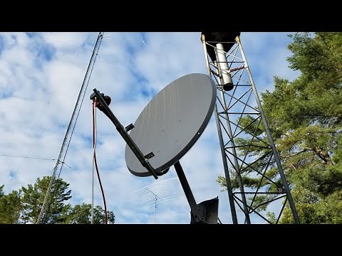 Receiving 10 GHz EME with a small dish and LNB
