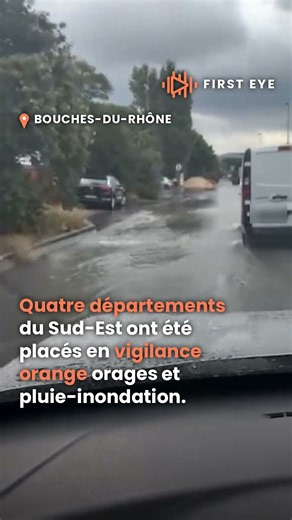 Orages et inondations à Marignane et Miramas (Bouches-du-Rhône)
