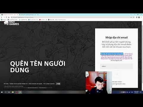 Cách lấy lại TÀI KHOẢN và MẬT KHẨU Riot khi Bị Mất hoặc bị quên trong vòng 1p