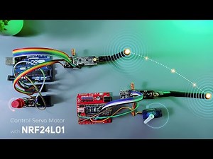 How To Control Servo Motor Wirelessly By NRF24L01 Transceiver Module | Hindi