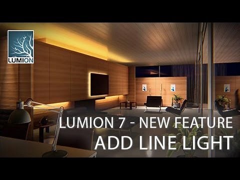 Lumion 7 Tutorial - Add Line Light