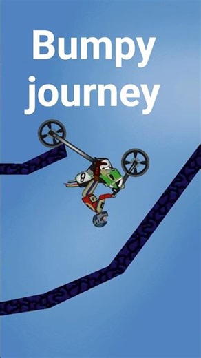 Elasto mania - Bumpy journey #elastomania #motorcycle #game