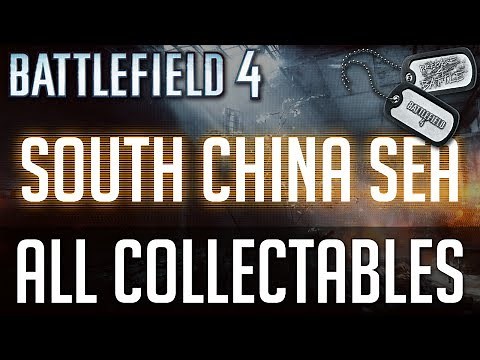 Battlefield 4 - All Collectible Locations (Weapons and Dogtags) - Mission 3 "South China Sea"