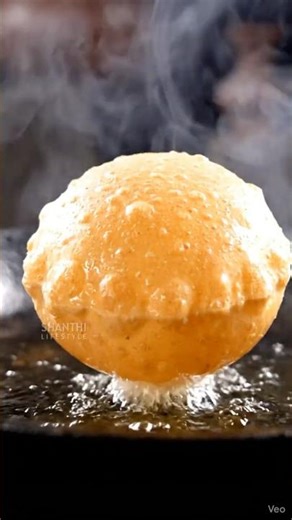 The secret to making poori puffy like a "balloon"! ❤️ Secret for Puffy Poori #Poori