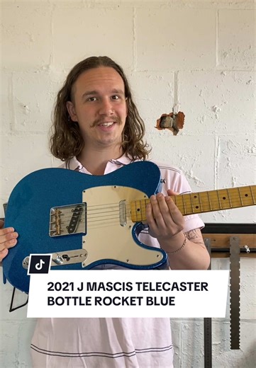 J Mascis Telecaster Restoration in Bottle Rocket Blue