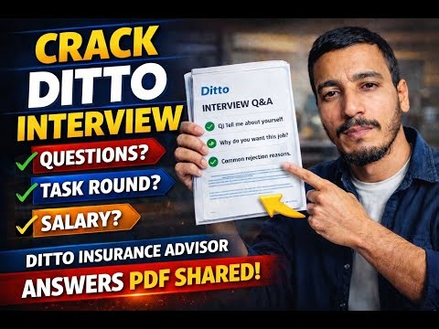 DITTO Insurance Advisor Interview | Full Selection Process with Proof | Q&A (My Personal Experience)