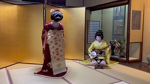 Watching a Geisha performance in Kyoto. The Geiko plays shamisen while the Maiko dances, and we dine on kaiseki in amazement. #kyoto #kyotojapan #geisha #geiko #japaneseculture #japanesecultureexperience #shamisen #visitjapan #japanesetradition