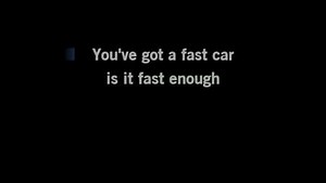 Karaoke Fast Car - Tracy Chapman - CDG, MP4, KFN - Karaoke Version