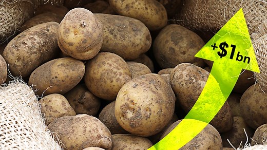 Australia's potato industry surpasses $1 billion in production value for the first time