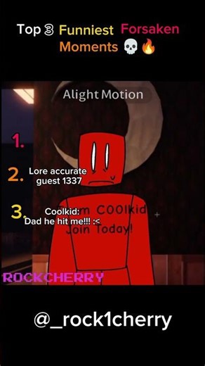 Top 3 Funniest Forsaken Moments